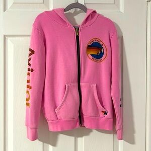 Pink Aviator Nation zip up